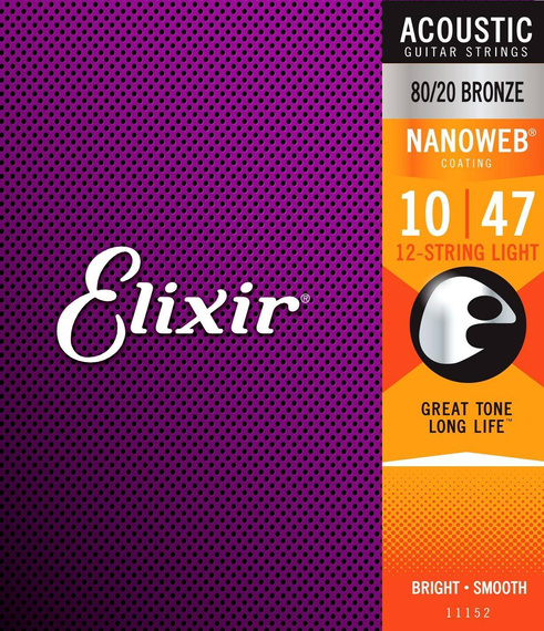 Elixir 11152 NanoWeb 10-47 – struny do gitary akustycznej
