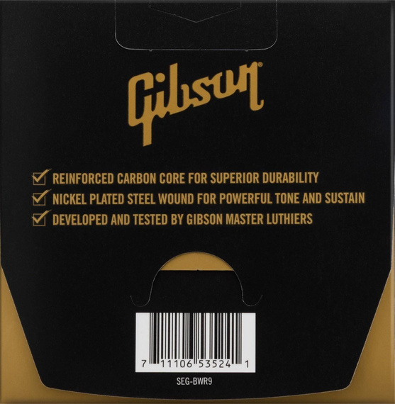 Gibson Brite Wire 9-42 – struny do gitary elektrycznej