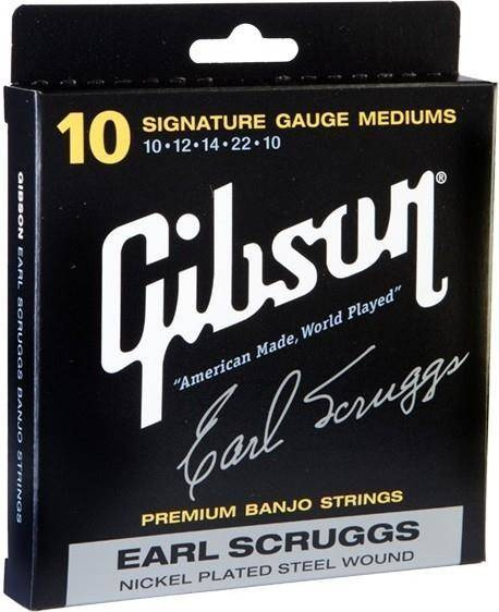 Gibson Earl Scruggs 010-022 Medium SBG-ESM – struny do banjo