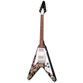Epiphone Jimi Hendrix Love Drops Flying V Ebony – gitara elektryczna