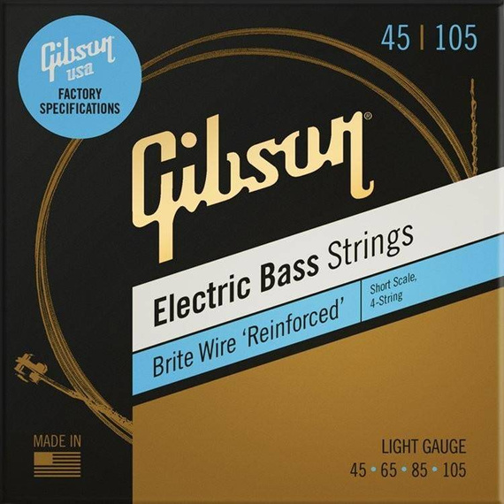 Gibson SBG-SSL Short Scale – struny do gitary basowej elektrycznej